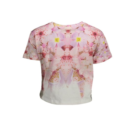 Desigual Rosa Katoenen Dames T-Shirt - Image 2