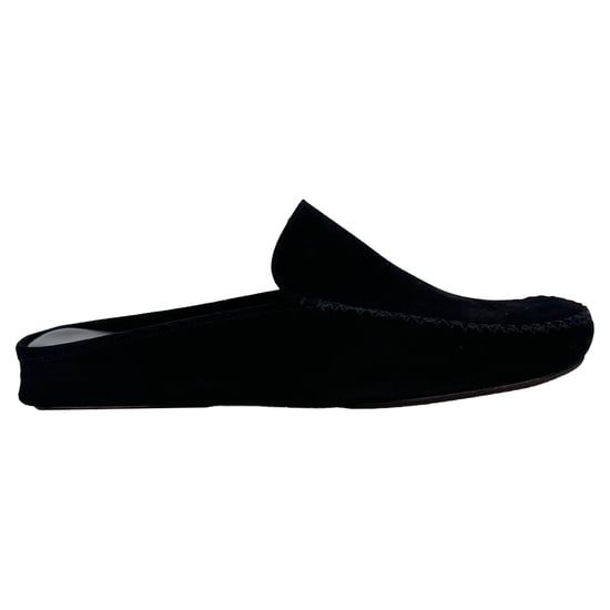 Manolo Blahnik Crawford slippers in zwart suède - Image 1