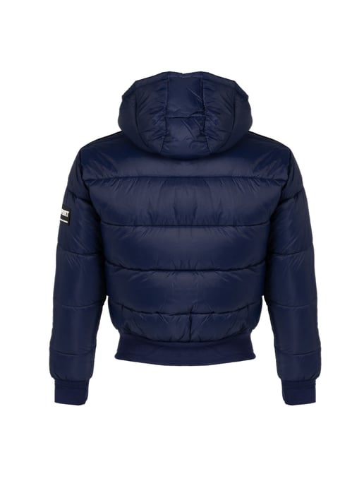 Plein Sport Padded Taped Sleeve Navy Blue Jacket - Image 5