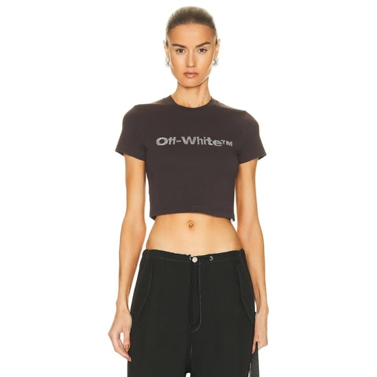 Off-white Bling Bounce 90s Fit T-shirt Donkergrijs - Image 4