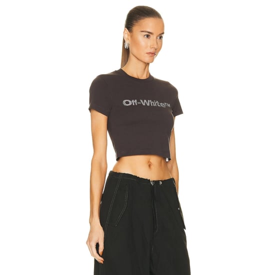 Off-white Bling Bounce 90s Fit T-shirt Donkergrijs - Image 5