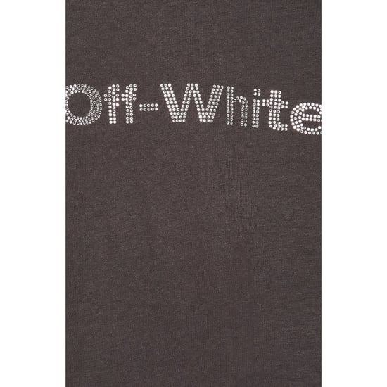 Off-white Bling Bounce 90s Fit T-shirt Donkergrijs - Image 6
