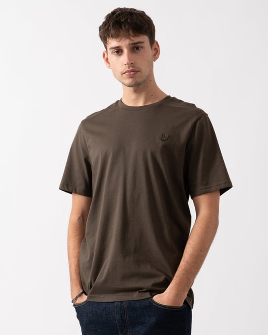 Lyle & Scott Tonal Eagle Form Groen T-shirt - Image 1