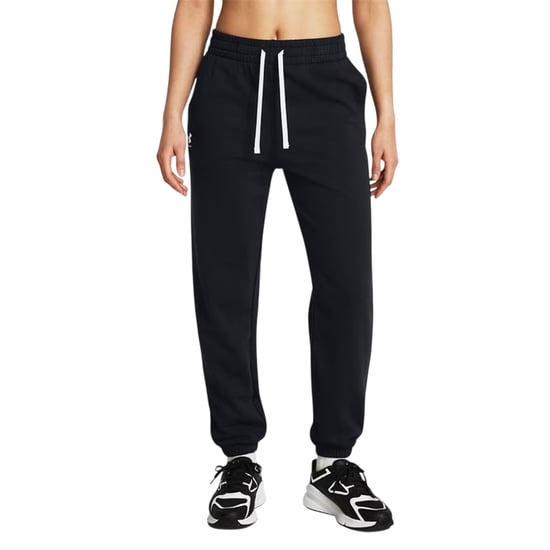 Under Armour Dames Rival Terrycloth Joggers (Zwart) - Image 3