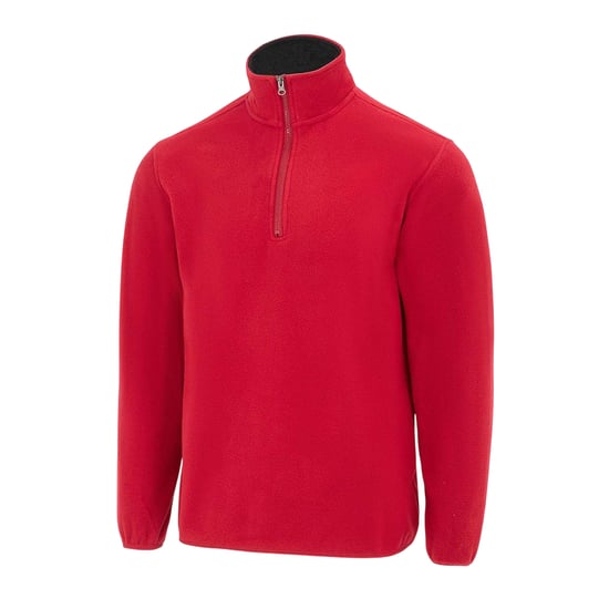 Donnay Heren Quarter Zip Fleecejack (Rood) - Image 3