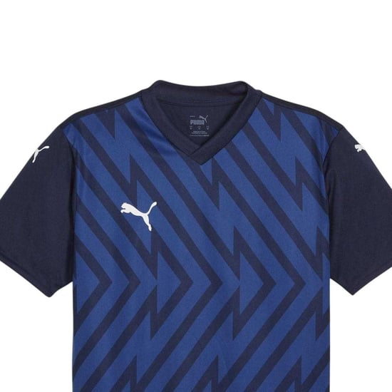 Puma Heren Teamglory Jersey T-Shirt (Marineblauw/Wit) - Image 3