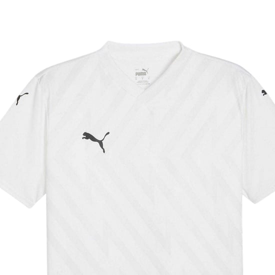 Puma Heren Teamglory Jersey T-Shirt (Wit/Zwart/Grijs) - Image 3