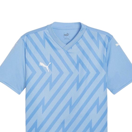 Puma Heren Teamglory Jersey T-Shirt (Lichtblauw/Wit) - Image 3