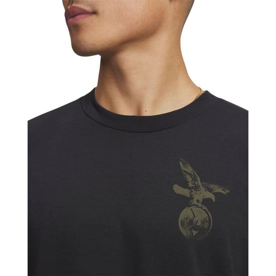 Under Armour Heren-T-shirt met 'Project Rock'-print (Zwart) - Image 3