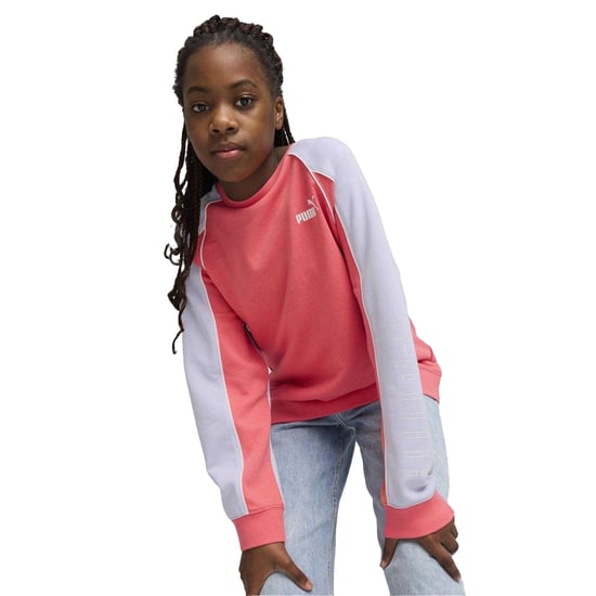 Puma Kinderen Sportstyle Relaxed Fit Raglan Lange Mouwen Sweatshirt (Puma Zwart) - Image 5