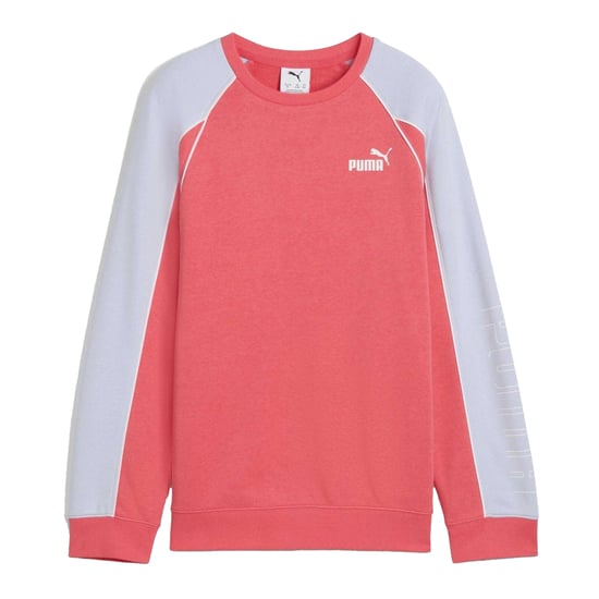 Puma Kinderen Sportstijl Relaxed Fit Raglan Lange Mouwen Sweater (Perzik) - Image 1