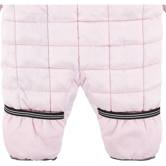 Nike Baby-sneeuwpak met capuchon, lange mouwen en geruit patroon (Roze schuim) - Image 5