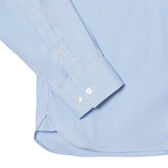 Lacoste Heren Gestreepte Slim Fit Overhemd (Lichtblauw) - Image 3