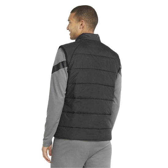 Puma Heren TeamLIGA Gequilt Mouwloos Gilet (Zwart) - Image 5