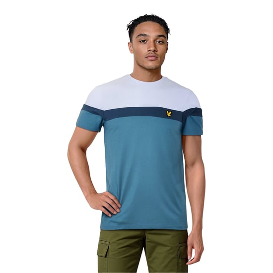 Lyle & Scott Heren Geborduurd T-shirt met logo (Wit) - Image 4