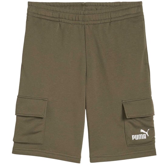 Puma Kinder Essentials No.1 Logo Cargo Shorts (Loden) - Image 1
