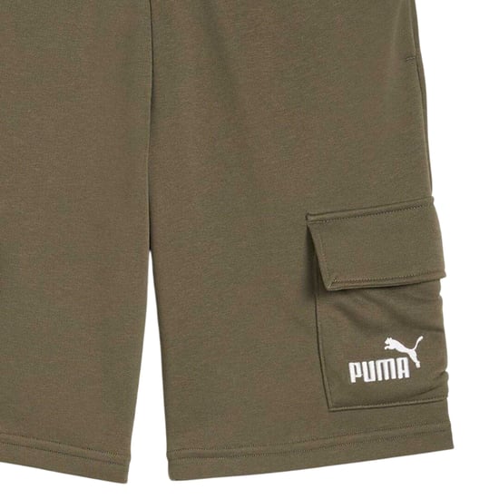 Puma Kinder Essentials No.1 Logo Cargo Shorts (Loden) - Image 3