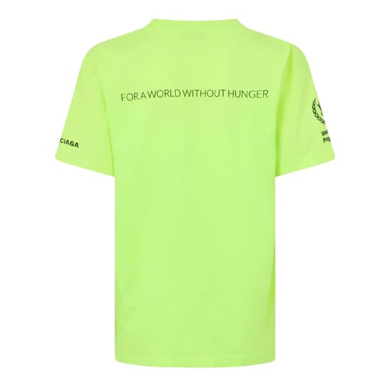 Balenciaga T-shirt voor dames van het Wereldvoedselprogramma (Geel/zwart) - Image 2