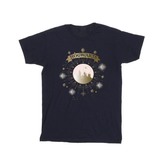 Harry Potter Meisjes Zweinstein Yule Ball Katoenen T-Shirt (Marineblauw) - Image 2