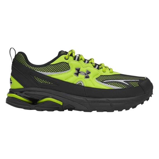 Under Armour Dames Apparition Tech Logo Leren Sneakers (Groen) - Image 1