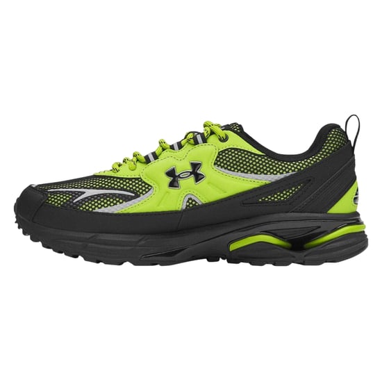 Under Armour Dames Apparition Tech Logo Leren Sneakers (Groen) - Image 2