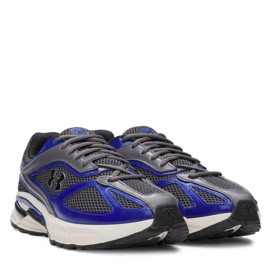 Under Armour HOVR Apparition Low-sportschoenen voor kinderen (Grijs/Blauw) - Image 5