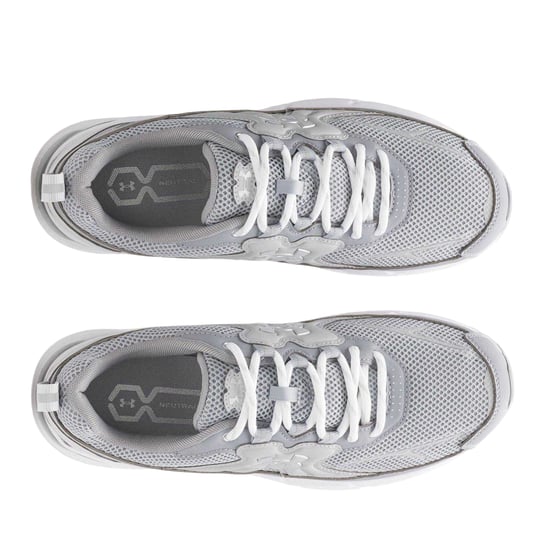 Under Armour Dames Apparition Tech Logo Leren Sneakers (Frost Grijs) - Image 3