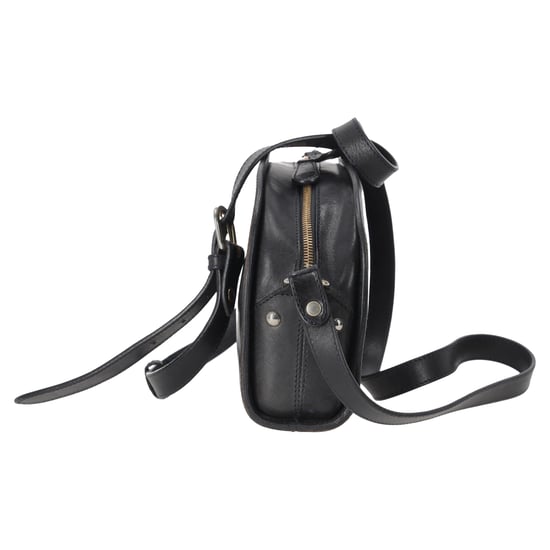 A.P.C Demi Lune Schoudertas in Donkerblauw Leer - Image 2