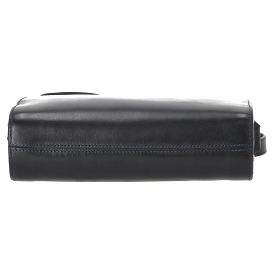 A.P.C Demi Lune Schoudertas in Donkerblauw Leer - Image 5