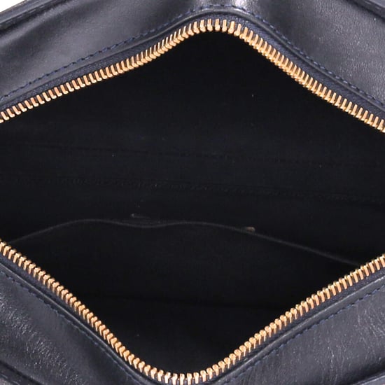 A.P.C Demi Lune Schoudertas in Donkerblauw Leer - Image 6