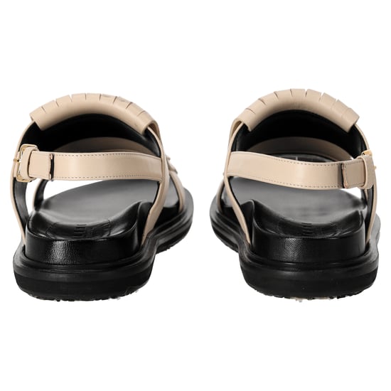 Marni Fussbett Fringed Sandalen van Ivoor Leer - Image 3