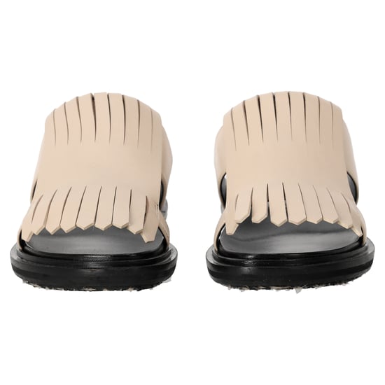 Marni Fussbett Fringed Sandalen van Ivoor Leer - Image 4