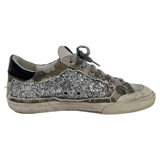 Golden Goose Super-Star Glittern Sneakers in Multicolor Katoen - Image 1