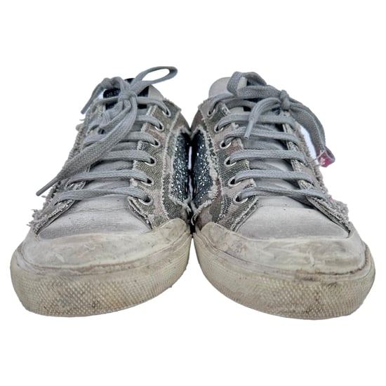 Golden Goose Super-Star Glittern Sneakers in Multicolor Katoen - Image 2