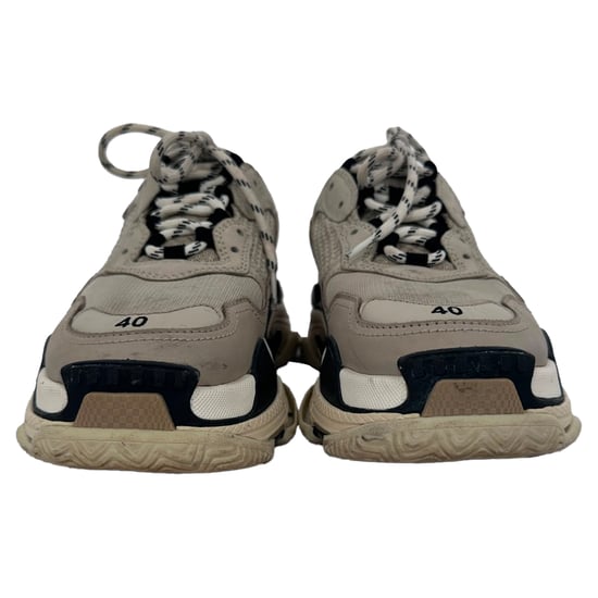 Balenciaga Triple S Sneakers in kaki suede - Image 2