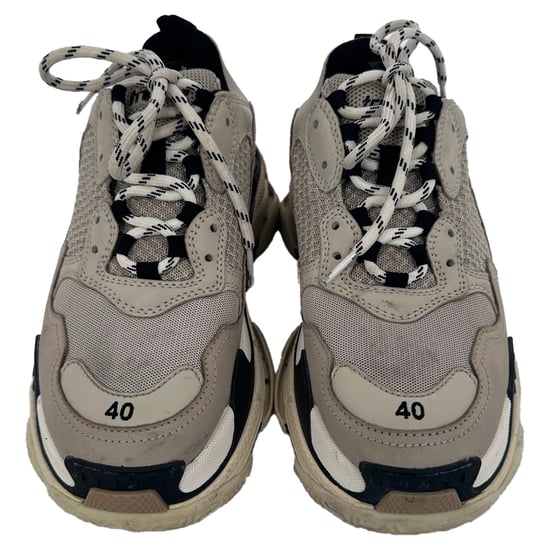Balenciaga Triple S Sneakers in kaki suede - Image 3