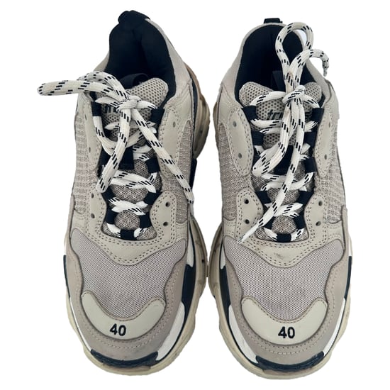 Balenciaga Triple S Sneakers in kaki suede - Image 4
