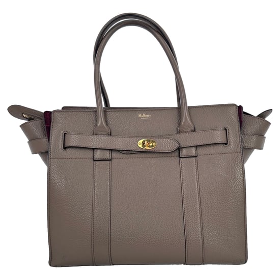 Mulberry Kleine Bayswater Schoudertas van Bruin Leer - Image 1