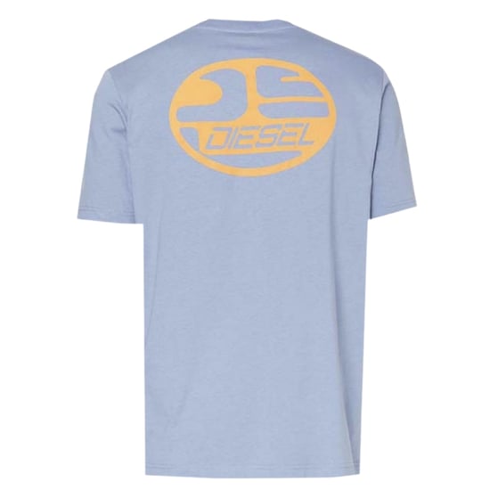Diesel Ovaal DS-logo Stonewash blauw T-shirt - Image 2