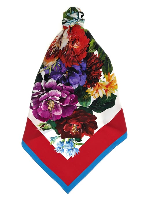 Dolce & Gabbana Multicolore Zijden Foulard - Image 1