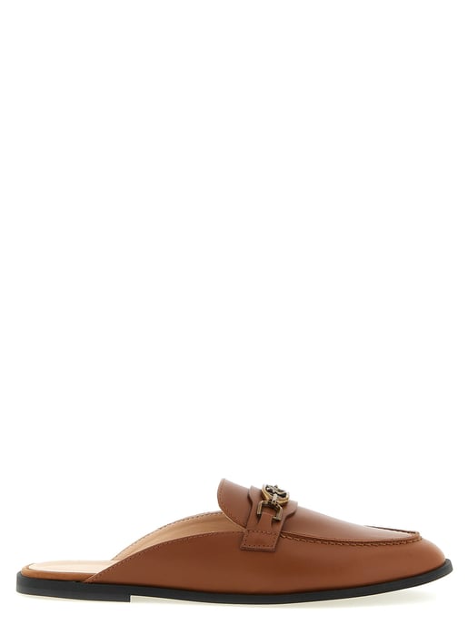 PINKO Bruine Kalfsleren Ballerina's - Image 1