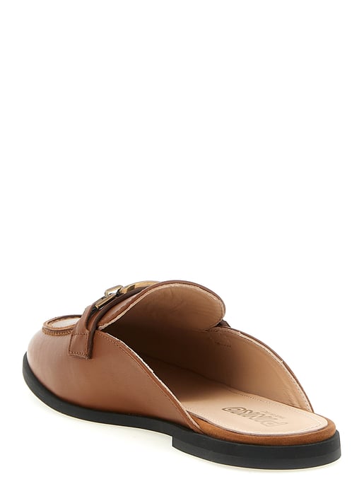 PINKO Bruine Kalfsleren Ballerina's - Image 3