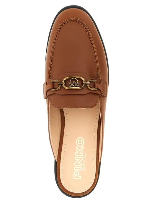 PINKO Bruine Kalfsleren Ballerina's - Image 4