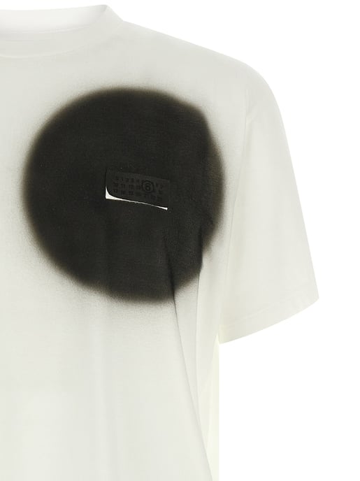 MM6 Maison Margiela Witte Katoenen T-shirt - Image 3