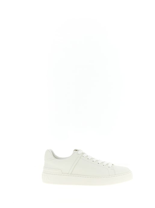 Balmain Witte Kalfsleren Sneakers - Image 1