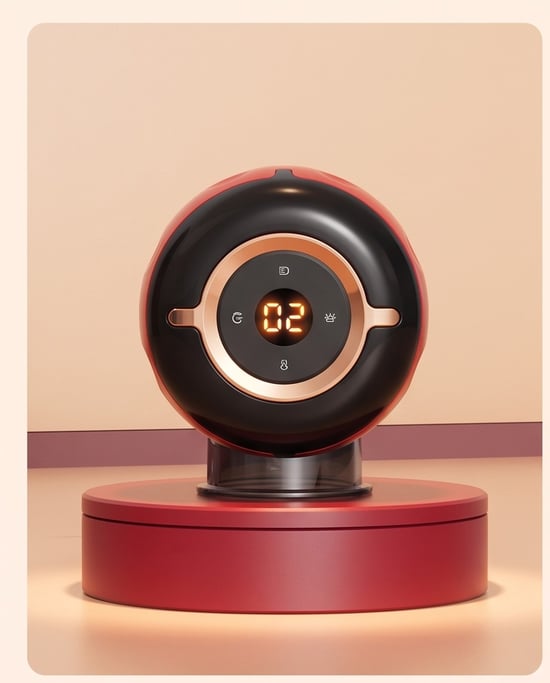 3-in-1 elektrisch verwarmend cuppingapparaat met massage en rood licht - Image 2