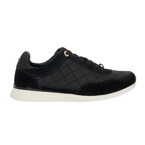 Dune London Everglow suède sportschoenen voor dames (Zwart) - Image 1