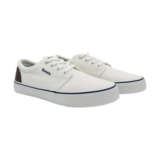 Bench Heren Donnie canvas sneakers met contrasterende panelen (Wit) - Image 3