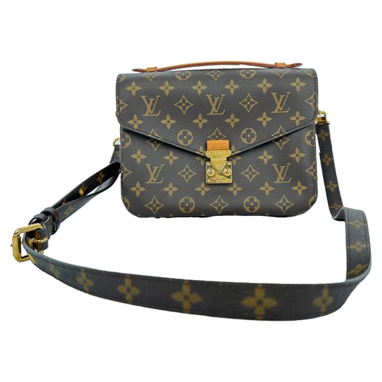 Louis Vuitton Pochette Métis schoudertas in bruin gecoat canvas - Image 2