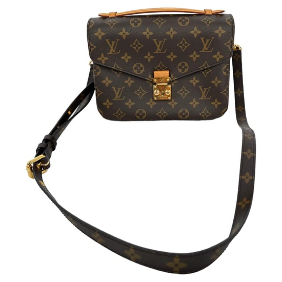 Louis Vuitton Pochette Métis schoudertas in bruin gecoat canvas - Image 3
